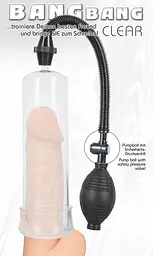 Вакуумна помпа Bang Bang Penis Pump Clear