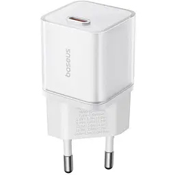 Зарядний пристрій Baseus GaN5S Fast Charger 30W (Type-C) white (P10162504213-00)