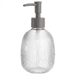 Диспенсер для мила Ardesto Minimalism Mellon, 350 мл, сірий (ARHB3165G)
