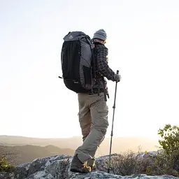 Рюкзак Naturehike Rock NH19BP095 60+5 л графіт в клітинку - мініатюра 9