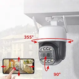 IP PTZ-відеокамера з WiFi 2Mp+8Mp Light Vision VLC-9284WI10Z/2C (Camhi Pro) f=3.6mm+8mm, ІЧ+LED-підсвічування, з мікрофоном (75-00296) - мініатюра 12