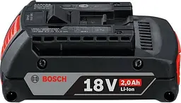 Акумулятор Professional 18В 2.0А·год 0.4кг Bosch hoz0014387 - мініатюра 3