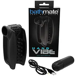 Мастурбатор Bathmate Hand Vibe вібростимулятор для члена, 7.13 см (чорний) - мініатюра 7
