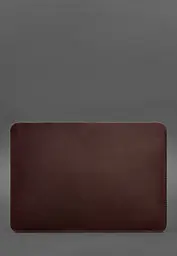 Шкіряний чохол BlankNote для MacBook 14 дюйм Бордовий Crazy Horse - мініатюра 4