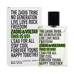 Оригінал Zadig & Voltaire This is Us! L`Eau For All 50 мл Туалетна вода - мініатюра 2