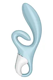 Вібратор-кролик Satisfyer Touch Me 20 см блакитний - мініатюра 5