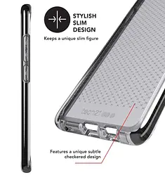 Чохол протиударний з антимікробним покриттям Tech21 Evo Check для Samsung Galaxy S10 5G SM-G977 (6.7") Smoke Black - мініатюра 4