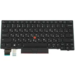 Клавіатура для ноутбука LENOVO (ThinkPad: T14) rus, black, підсвічування клавіш - мініатюра 2