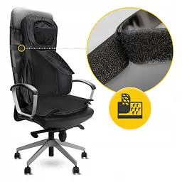 Масажна накидка 4FIZJO Shiatsu багатофункціональна, з підігрівом Black (P-5905973403528) - мініатюра 5