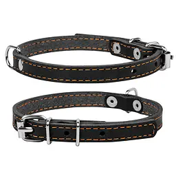 Нашийник Collar одинарний (ширина 14мм довжина 27-35см) чорний
