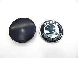 Емблема колеса Skoda (ковпачки колеса для титанів) D59 мм 1 шт 171103 - мініатюра 2