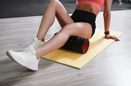 Масажний ролик (роллер) Power System PS-4050 Fitness Foam Roller Black/Pink (33x15см) (4050PI-0) - мініатюра 5