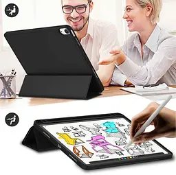 Чохол BeCover Tri Fold Soft TPU з кріпленням Apple Pencil для Apple iPad Air 11" M4 2026 Black (715229) - мініатюра 5