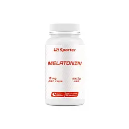 Натуральна добавка Sporter Melatonin 5 mg, 60 капсул