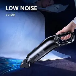 Ручний автомобільний пилосос Grikey OfficeHand Cleaner універсальний чорний з насадками 8000mAh 120W (GK502) - мініатюра 3
