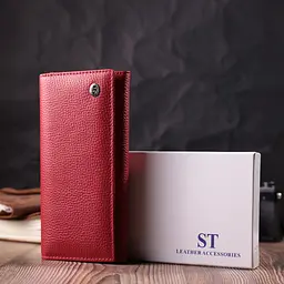 Жіночий шкіряний гаманець ST Leather 18,5х9х3 см acs0028445 - мініатюра 8