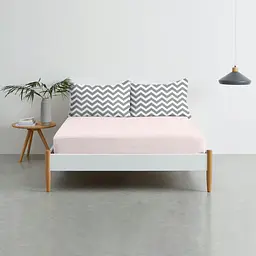 Набір наволочки і простирадло ROSE ZIGZAG GREY COSAS (4822052060605) - мініатюра 2