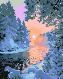 Алмазная мозаика/вышивка 40*50 см Оригами OD 3096