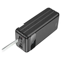 Зовнішній акумулятор Hoco J86B Electric Power Bank 60000 mAh чорний - мініатюра 3