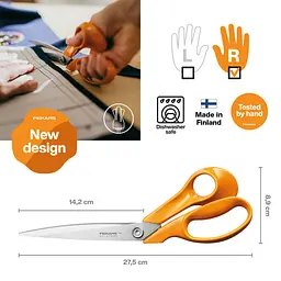 Ножиці кравецькі Fiskars Classic (1075056), 27 см - мініатюра 2