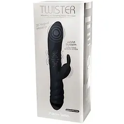 Вібратор-кролик зі спіральним 3D-масажем Adrien Lastic Twister - мініатюра 6