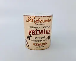Паперові рушники, Прем'єр, Джамбо, 2-шарові, білий, 300 аркушів, 210ммx220мм, 8 в упаковці
