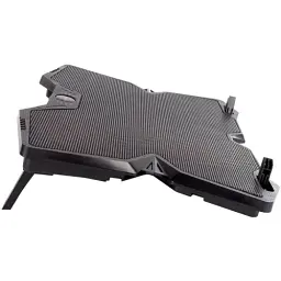 Підставка для ноутбука до 17" ColorWay Game Pro S4, Black, 4x8 см вентилятори, регулювання нахилу, синє LED підсвічування, 2xUSB, 433х376х40 мм, 970 г (CW-CGPS4) - мініатюра 5