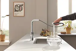 Змішувач для кухні з підключенням питної води Grohe Blue Pure Minta 30590000 Хром - мініатюра 4