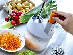 Набір насадок для блендера Bamix SliceSy білий (1500.001) - мініатюра 4