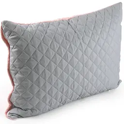 Чохол на подушку Руно 50х70 VeLour Pink and Grey ромб (382.55_Pink and Grey ромб) - мініатюра 2