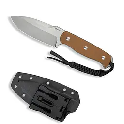 Ніж з фіксованим лезом Sencut Toxodon S24036-3 коричневий