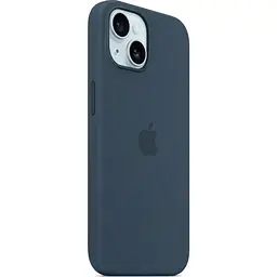 Чохол Silicone Case with MagSafe для Apple iPhone 15 Storm Blue ААА [94561] - мініатюра 2