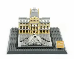 Конструктор Архітектура Wange 3Д Музей Лувр 4213 The Louvre of Paris-France 3D для дітей та дорослих 785 деталей - мініатюра 7