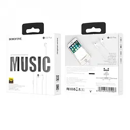 Навушники Borofone BM32 Plus (білий) - мініатюра 7