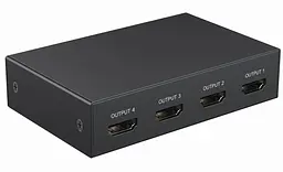 USB-Хаб Cablexpert 4 порти HDMI v. 1.4 (DSP-HDMI4K-4P-01) - мініатюра 2