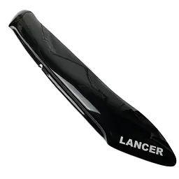 Дефлектор капоту мухобійка Mitsubishi Lancer Х 2007- (коротка) Voron Glass - мініатюра 2