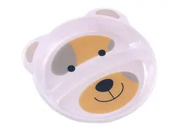 Тарілка секційна Baby Team Кіт, 120 мл, білий (6000_пес_білий) - мініатюра 2