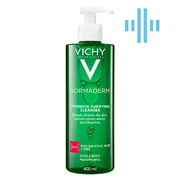 Очищуючий гель для вмивання Vichy Normaderm Phytosolution для жирної, схильної до недоліків шкіри 400 мл