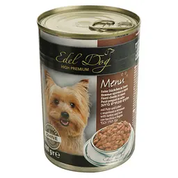 Вологий корм для собак Edel Dog, з індичкою та печінкою, 400 г - мініатюра 2