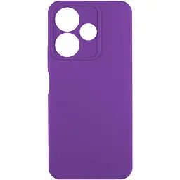 Чохол Silicone Cover Ummi Lakshmi Full Camera (AA) для Xiaomi Redmi 13 4G / Poco M6 4G Фіолетовий / Purple