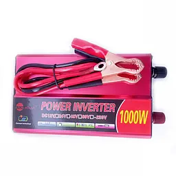 Автомобільний інвертор Aton Solar Power Inverter 006 модифікована синусоїда Red 1 розетка 1 USB з 12V на 220V 1000W (11032) - мініатюра 4