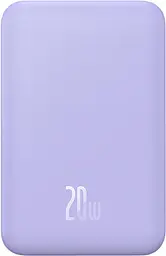 Портативний акумулятор Baseus Magnetic Mini Wireless Fast Charge 20W 20000mAh purple (PPCX150005)