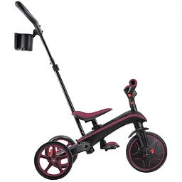Велосипед дитячий Globber Explorer Trike Foldable 4в1 до 20 кг бордовий (732-202-2) - мініатюра 7