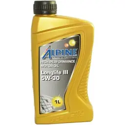 Моторна олива Alpine 5W-30 Longlife III 1л (0285-1)