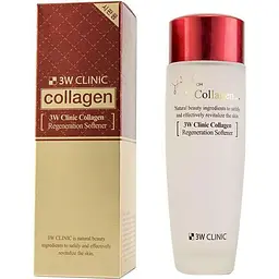 Тонер для обличчя 3W Clinic Collagen Regeneration Softener з колагеном 150 мл - мініатюра 2