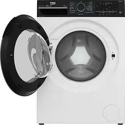 Beko Пральна машина фронтальна, 9кг, 1400, A, 55см, дисплей, пара, інвертор, WIFI, білий - мініатюра 2