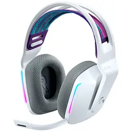 Ігрові навушники Logitech G733 Lightspeed Wireless RGB White (981-000883) [64406] - мініатюра 1