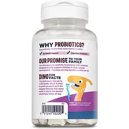 Пробіотики KAL Dino-Dophilus Kids Probiotic Black Cherry 60 шт. - мініатюра 3