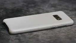 Чохол шкіряний протиударний Official Leather Cover EF-VG970LWEGRU для Samsung Galaxy S10e White - мініатюра 2