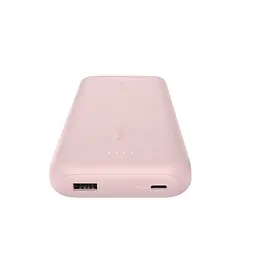 Belkin Акумулятор портативний літій-іонний Power Bank Belkin 20000мА·рік, 20Вт, з інтегрованим кабелем USB-C, рожевий - мініатюра 6
